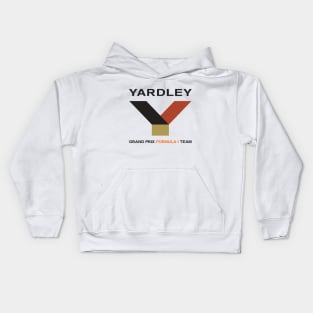 Yardley Grand Prix Formula 1 Team 1971-74 F1 logo - BRM, McLaren, Jo Siffert, Peter Revson, Denny Hulme, Jody Sheckter, Kids Hoodie